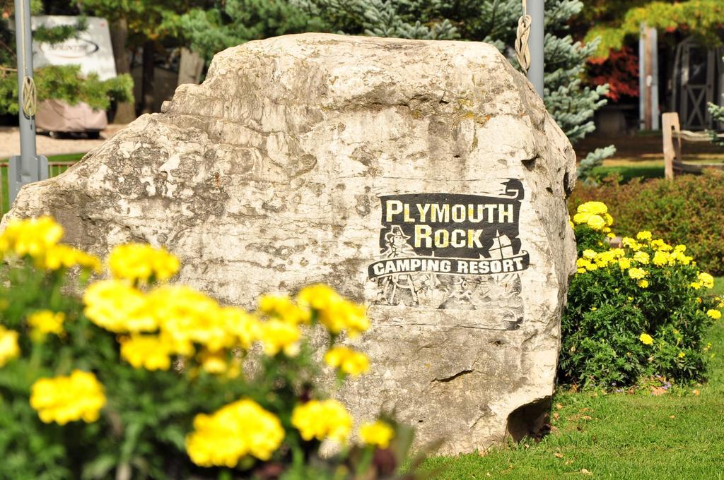Plymouth Rock Camping Resort Basic Cabin Elkhart Lake المظهر الخارجي الصورة